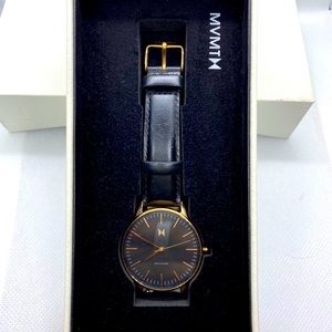 MVMT Black And Rose Gold Watch